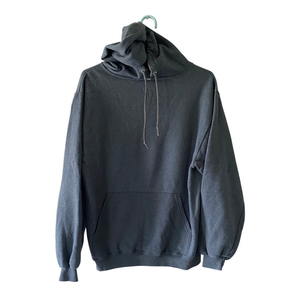Jerzees "My Heart Is In Brazil" Gray Hoodie- size small